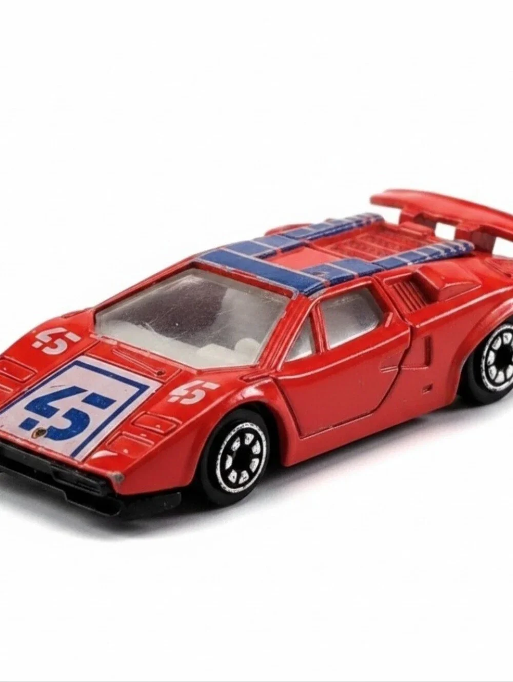 Yatming Lamborghini Countach Tomica Design Red #45 Racing Decals Die-Cast 1:64 T